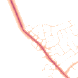 Daytime road noise heatmap for SN4 9HX