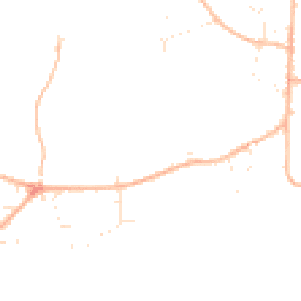 Daytime road noise heatmap for SN5 4BJ