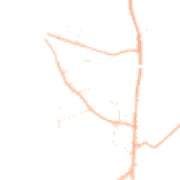 Daytime road noise heatmap for SN5 4HA