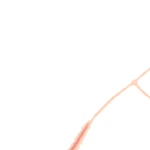 Night-time road noise heatmap for SN5 6AL