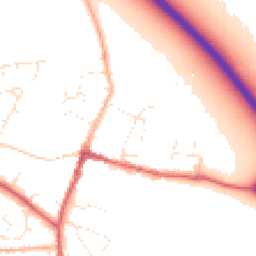 Daytime road noise heatmap for SN6 6BJ