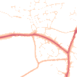 Daytime road noise heatmap for SN6 6BS