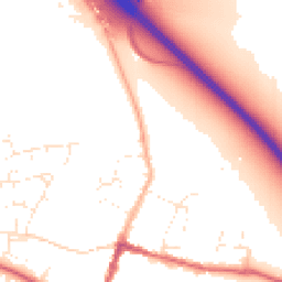 Daytime road noise heatmap for SN6 6DG