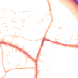 Daytime road noise heatmap for SN6 6DY