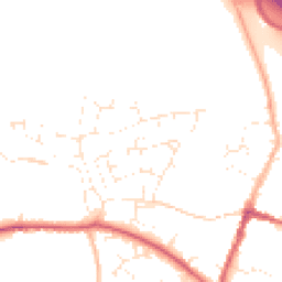 Daytime road noise heatmap for SN6 6EQ