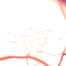 Daytime road noise heatmap for SN6 6LR