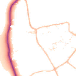 Daytime road noise heatmap for SN6 6NW