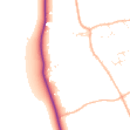 Daytime road noise heatmap for SN6 6NZ