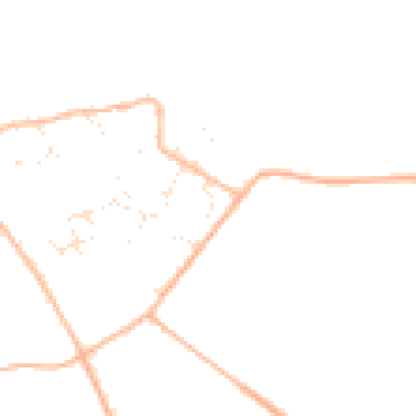 Daytime road noise heatmap for SN6 6SD