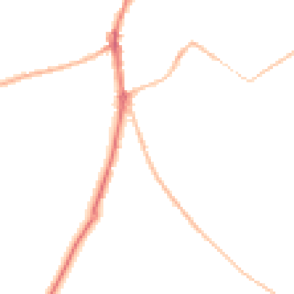 Night-time road noise heatmap for SN6 7BZ