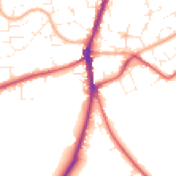 Daytime road noise heatmap for SN6 7DB