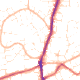 Daytime road noise heatmap for SN6 7HA