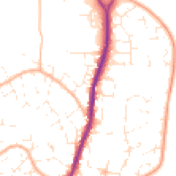 Daytime road noise heatmap for SN6 7JP