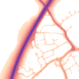 Daytime road noise heatmap for SN6 8BD