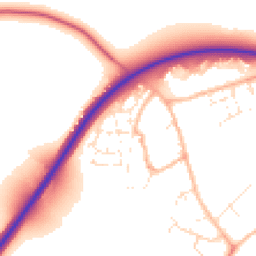 Daytime road noise heatmap for SN6 8DG