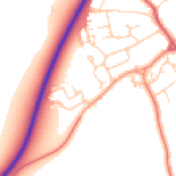 Daytime road noise heatmap for SN6 8FT
