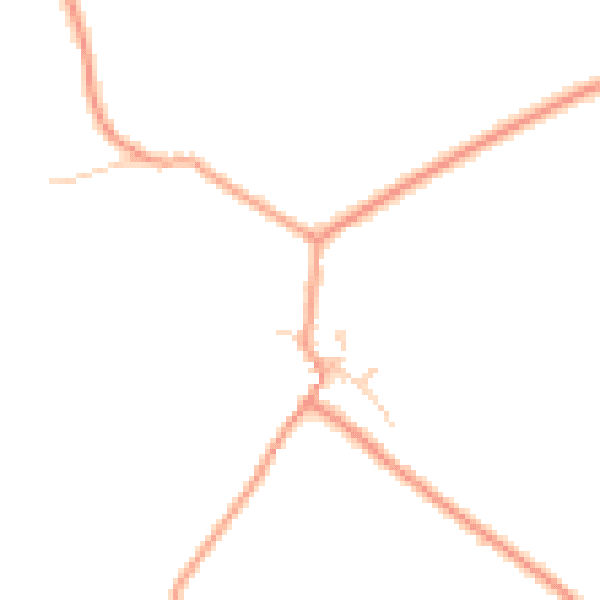 Daytime road noise heatmap for SN6 8JA