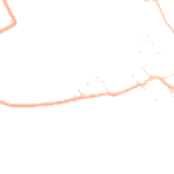 Daytime road noise heatmap for SN6 8QB