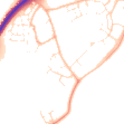 Daytime road noise heatmap for SN6 8SZ