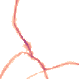 Night-time road noise heatmap for SN8 1AS