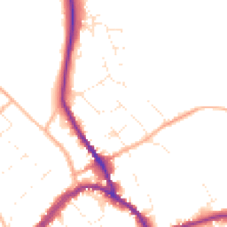 Daytime road noise heatmap for SN8 1BP