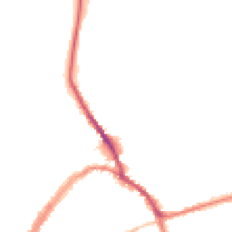 Night-time road noise heatmap for SN8 1BY