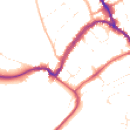 Daytime road noise heatmap for SN8 1HQ