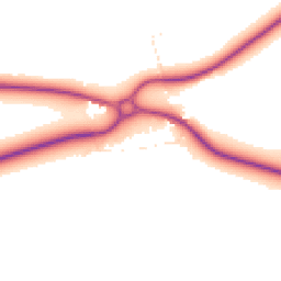 Daytime road noise heatmap for SN8 1QJ