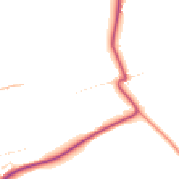 Daytime road noise heatmap for SN8 1RF