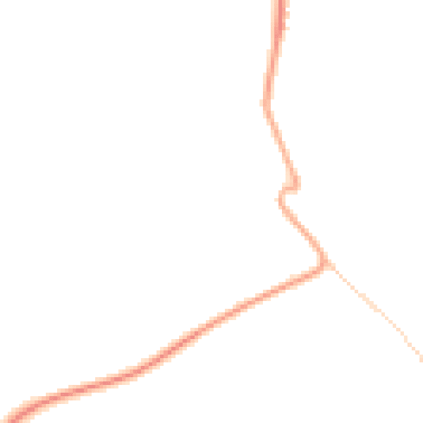 Night-time road noise heatmap for SN8 1RF