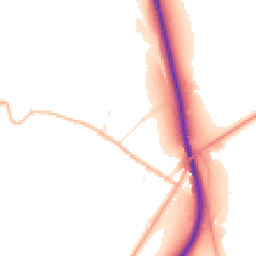 Daytime road noise heatmap for SN8 1SR