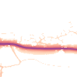 Daytime road noise heatmap for SN8 1TS