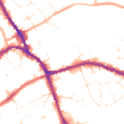 Daytime road noise heatmap for SN8 2AG