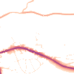 Daytime road noise heatmap for SN8 2BD