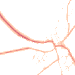 Daytime road noise heatmap for SN8 2BL