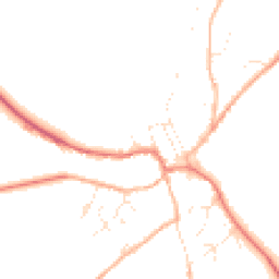 Daytime road noise heatmap for SN8 2BT