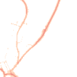 Daytime road noise heatmap for SN8 2DJ