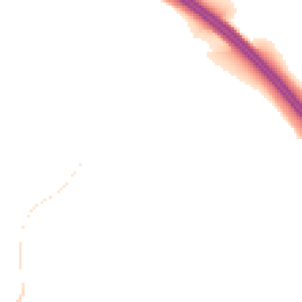 Night-time road noise heatmap for SN8 2JQ
