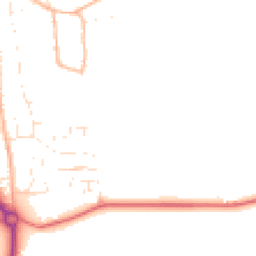 Daytime road noise heatmap for SN8 3AN