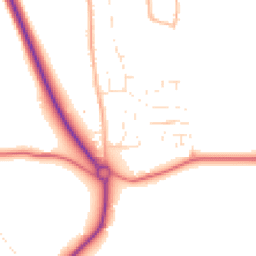 Daytime road noise heatmap for SN8 3FS