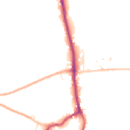 Daytime road noise heatmap for SN8 3HG