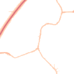 Daytime road noise heatmap for SN8 3QG