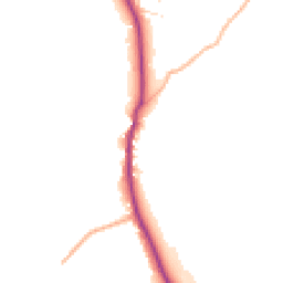 Daytime road noise heatmap for SN8 3SZ