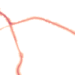 Night-time road noise heatmap for SN8 4BD