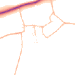 Daytime road noise heatmap for SN8 4EU