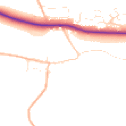 Daytime road noise heatmap for SN8 4HH