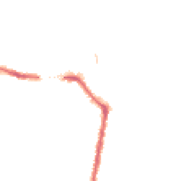 Night-time road noise heatmap for SO18 1DL