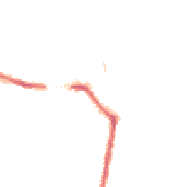 Night-time road noise heatmap for SO18 1FY