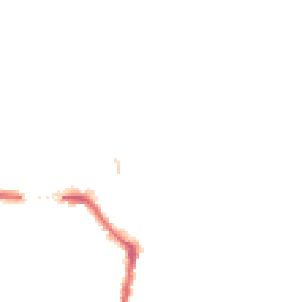 Night-time road noise heatmap for SO18 1LD