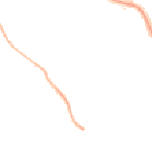 Night-time road noise heatmap for SO18 3NA